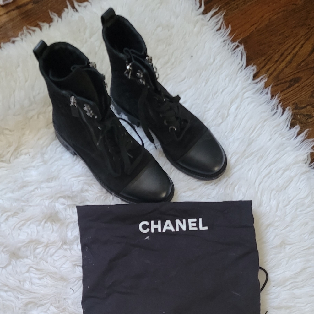 Chanel Combat boots